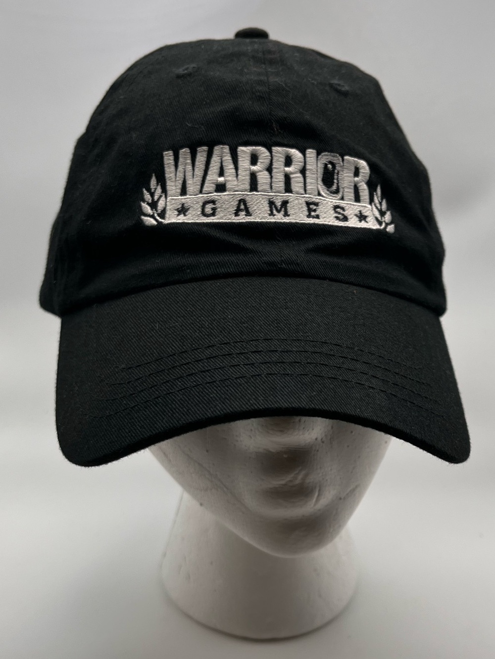 DoD Warrior Games Paralympic-style multi-sport event Ball Cap. B&W OSFM. EUC